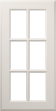 Mullion Style 518 - 6 Lites Front
